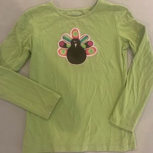 Custom Embroidered Turkey Long Sleeve Tee